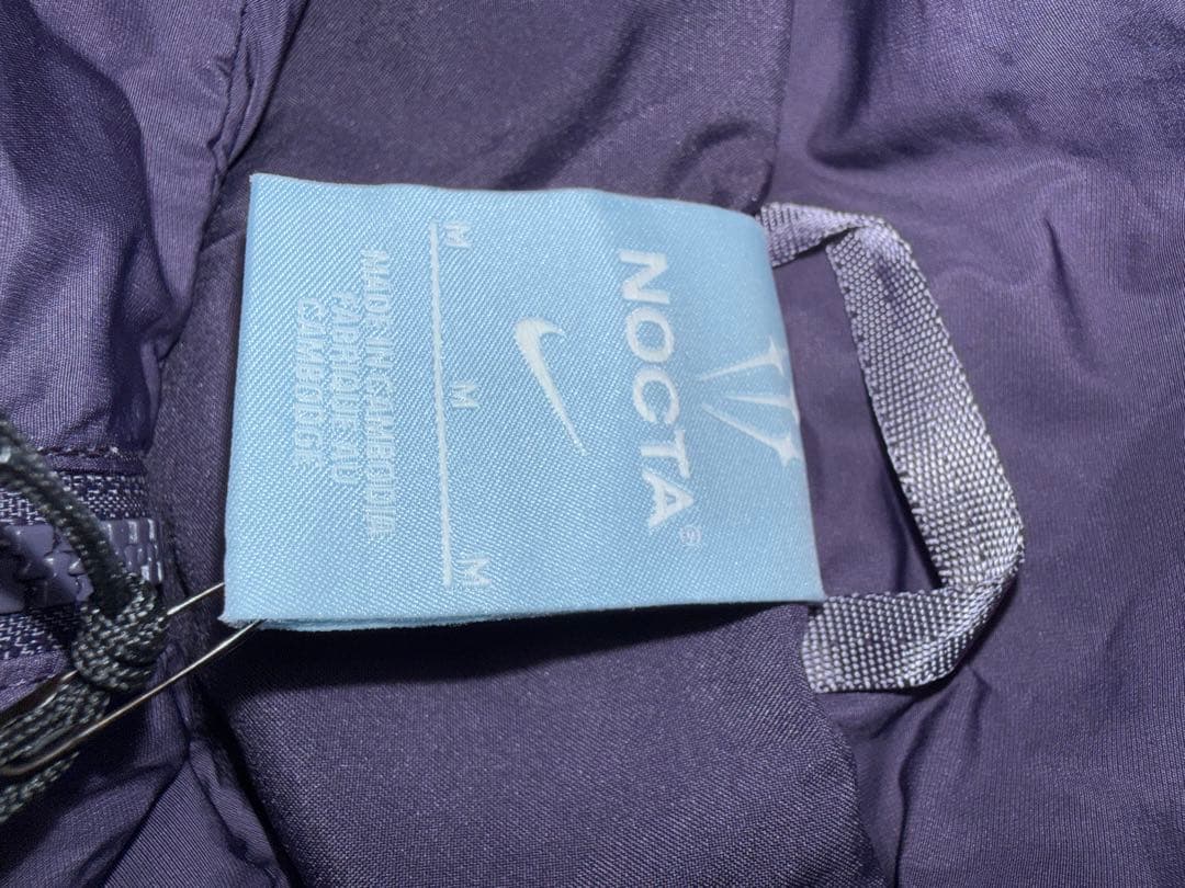 Nike NOCTA M ダークパープル ナイロンジャケット　パンツセットアップ