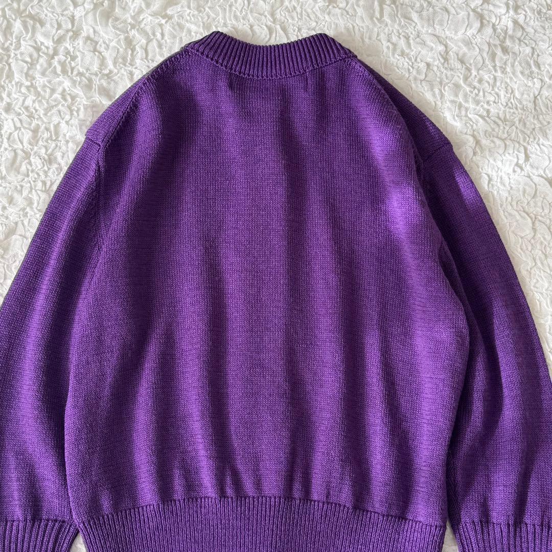 【美品】THE SHINZONE シンゾーン クルーネック 袖リブカーディガン