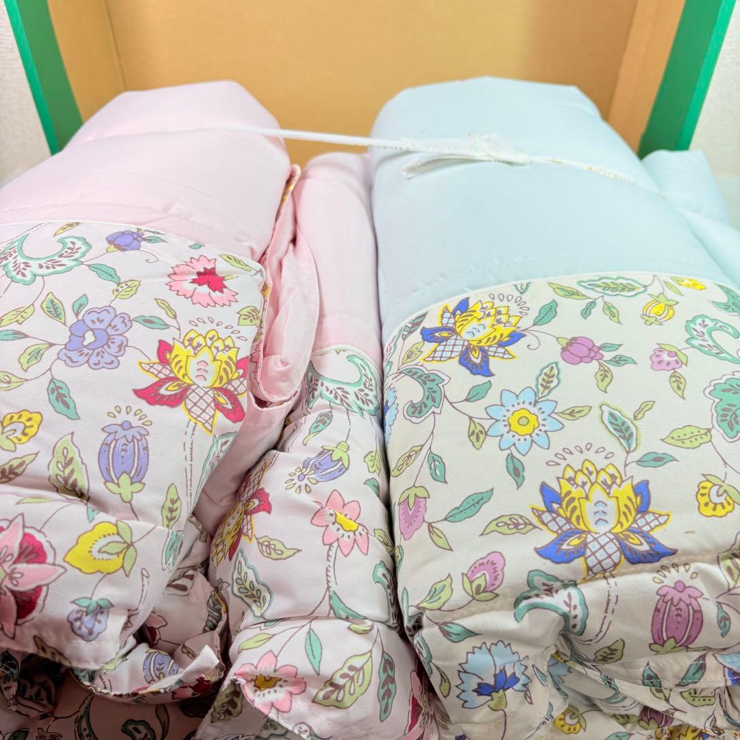 MINTON ミントン シルク混肌掛けふとん２枚組　花柄