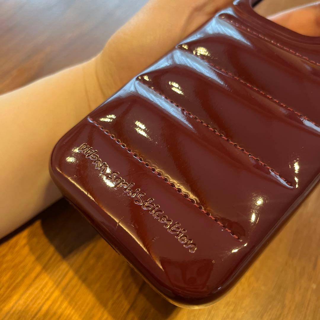 【urban sophistication】iPhone16Proダークチェリー