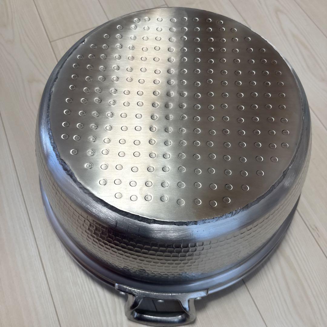 【新品】業務用 両手鍋 45cm エレテック IH対応 アルミ鍋 電磁調理器用