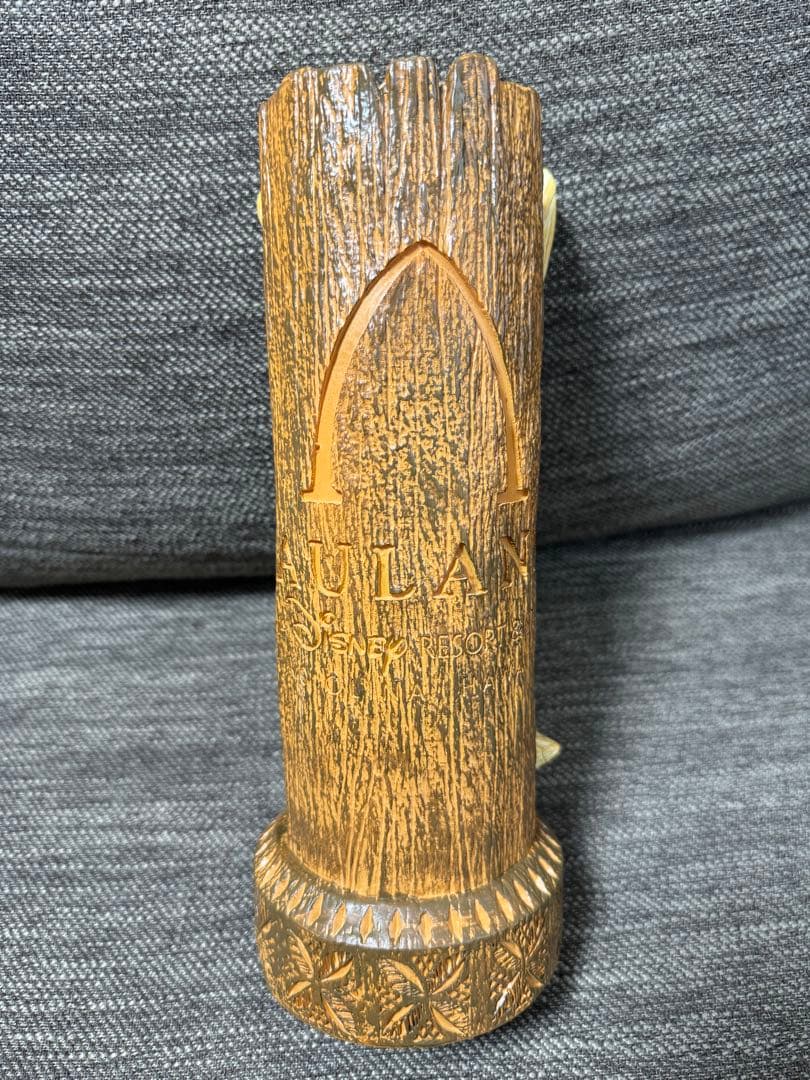 アウラニ　ディズニー　ダッフィー　リーナベル　オルメル　木彫り風　置物