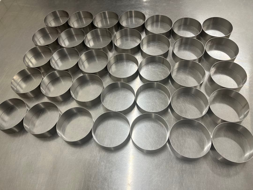 セルクルリング丸型　直径80㎜　高さ25㎜　35個セット