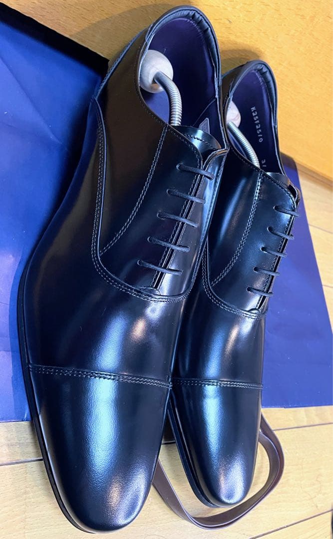 新品リーガルストレートチップビジネスシューズスクラッチタフレザー27