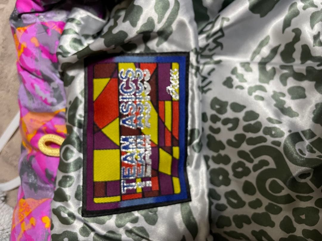 超希少 TEAM ASICS スキー スノーボードウェア 中綿