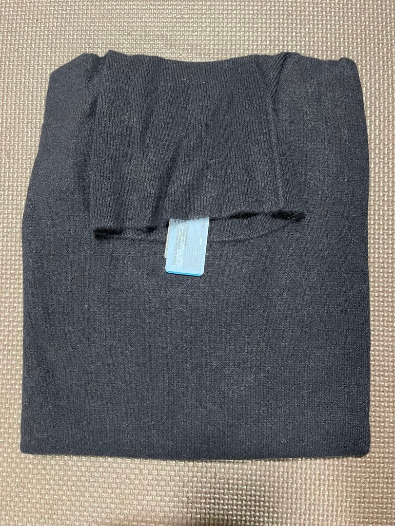 【SALE】Franco Spada新品ネイビー カシミア100% タートル L