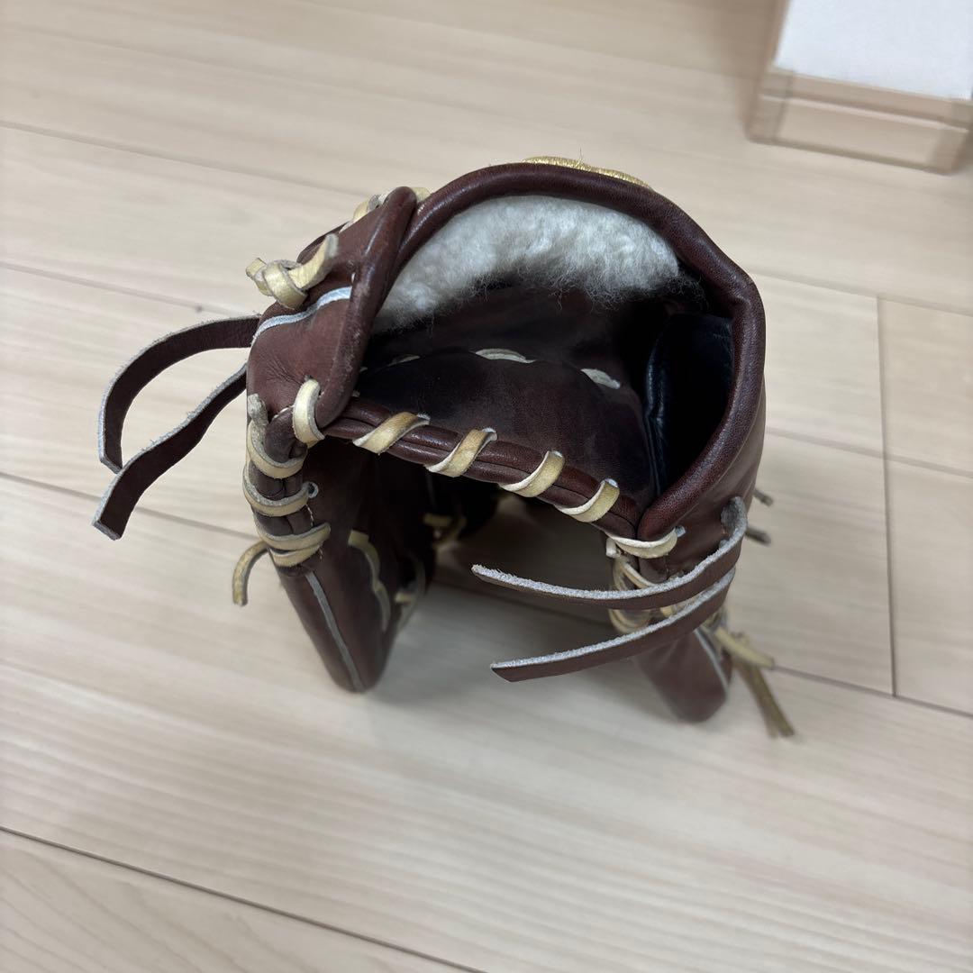 Wilson 硬式グローブ ブラウン ストライプ　87型