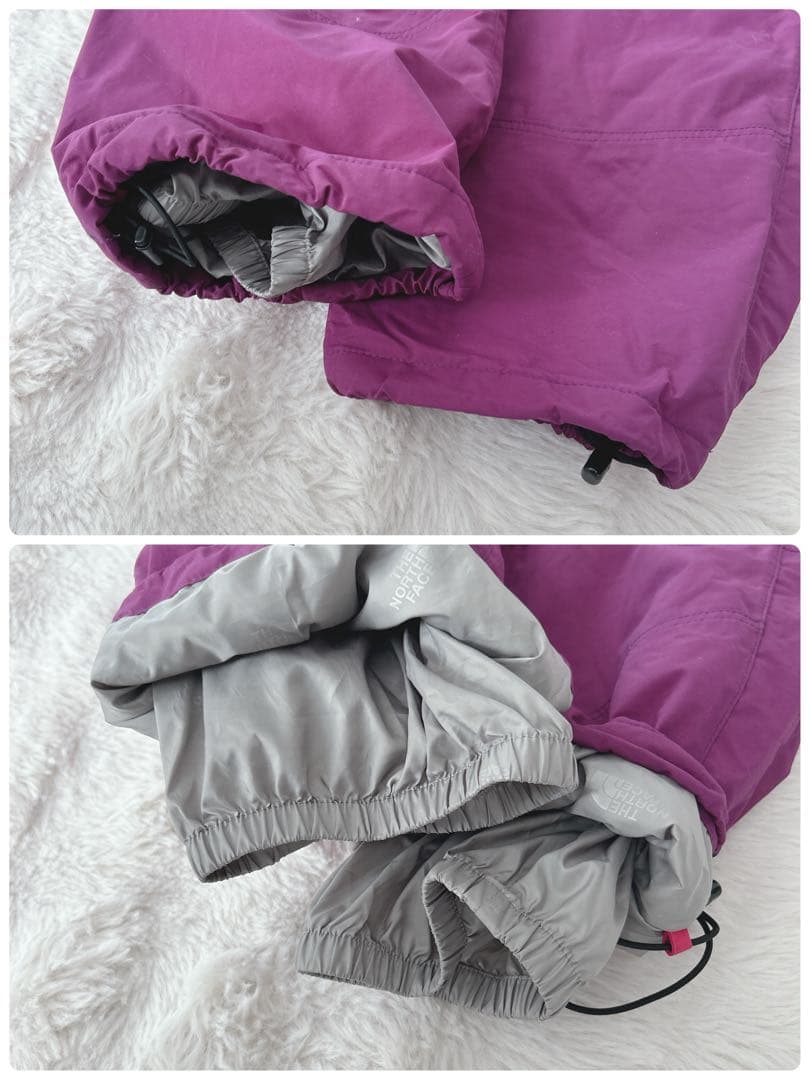 ノースフェイス★100㎝　キッズ　ジャンプスーツ スノーウェア　紫　ピンク