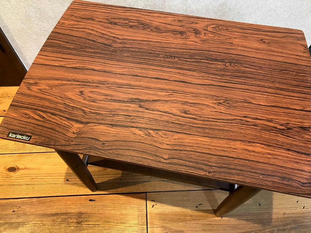 【美品】karimoku カリモク オールドカリモク サイドテーブル 95年製