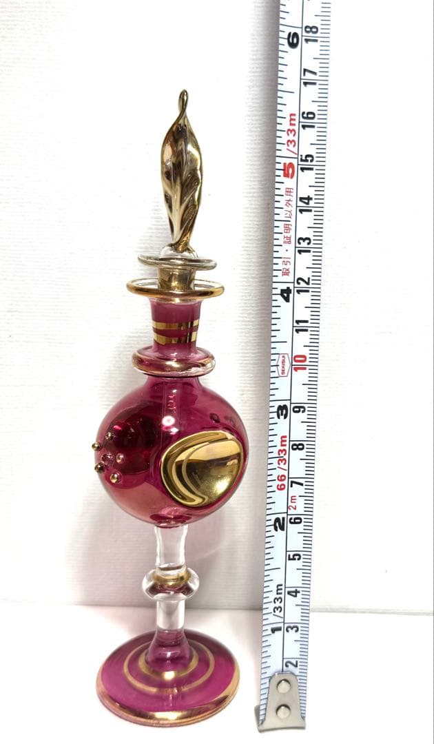 エジプト　香水瓶　アートガラス　アトマイザー　9個セット