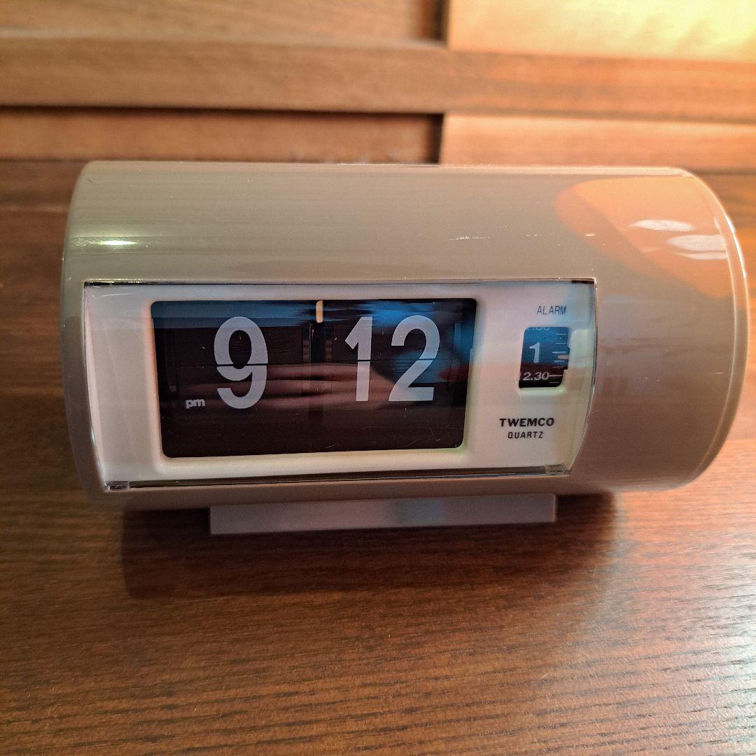 メルカリ最安値！TWEMCO トゥエンコ パタパタ時計 AP-28 GREY