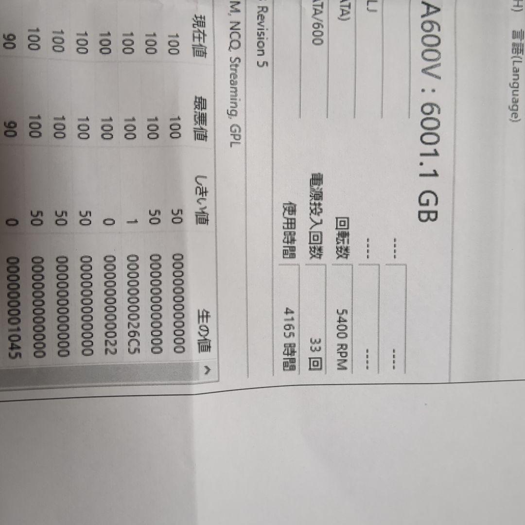 東芝 HDD 6TB 使用しないのでどなたか使って頂ければ幸いです。