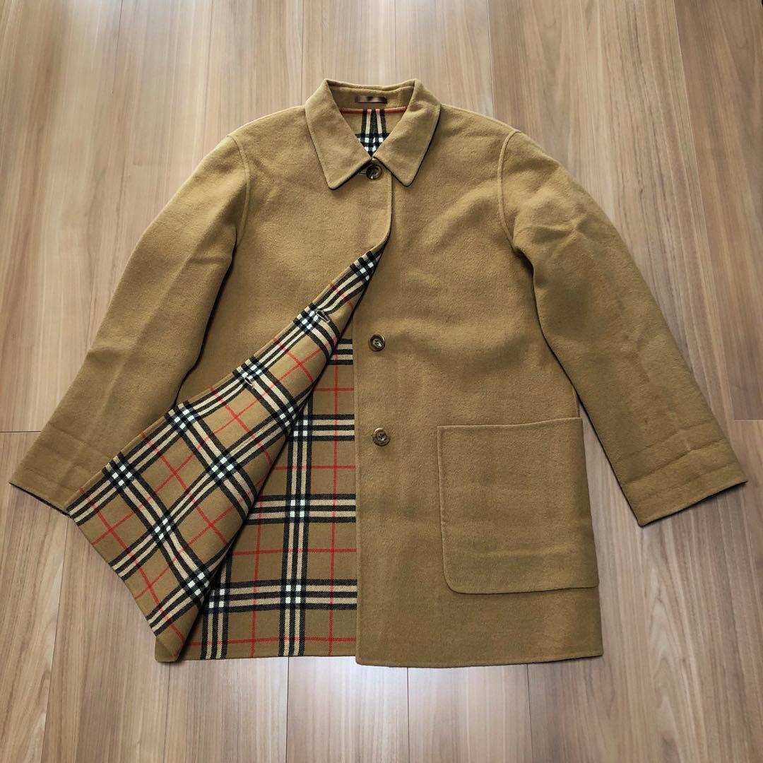 バーバリーズ　キャメル　チェスターコート　ノバチェック