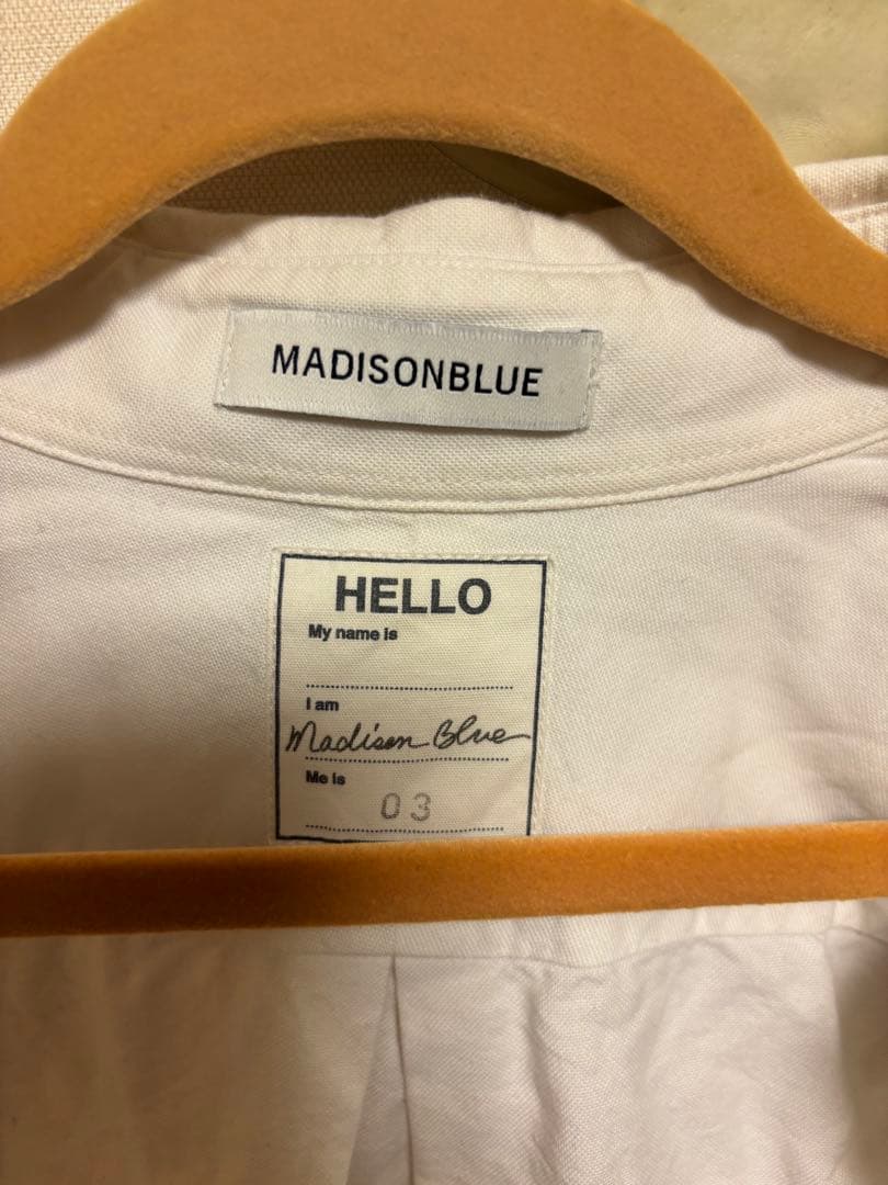 MADISONBLUE マディソンブルー メッセージシャツ 03