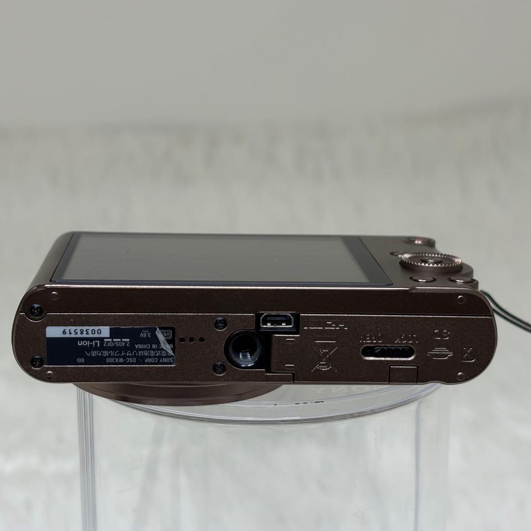 SONY カメラ　DSC-WX300 充電器　ブラウン　コンデジ　動作品