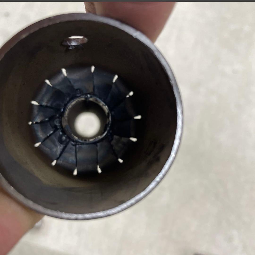 p*e様 SR400 ワンオフヨシムラ風ショート菅　スリップオン　ポン付け