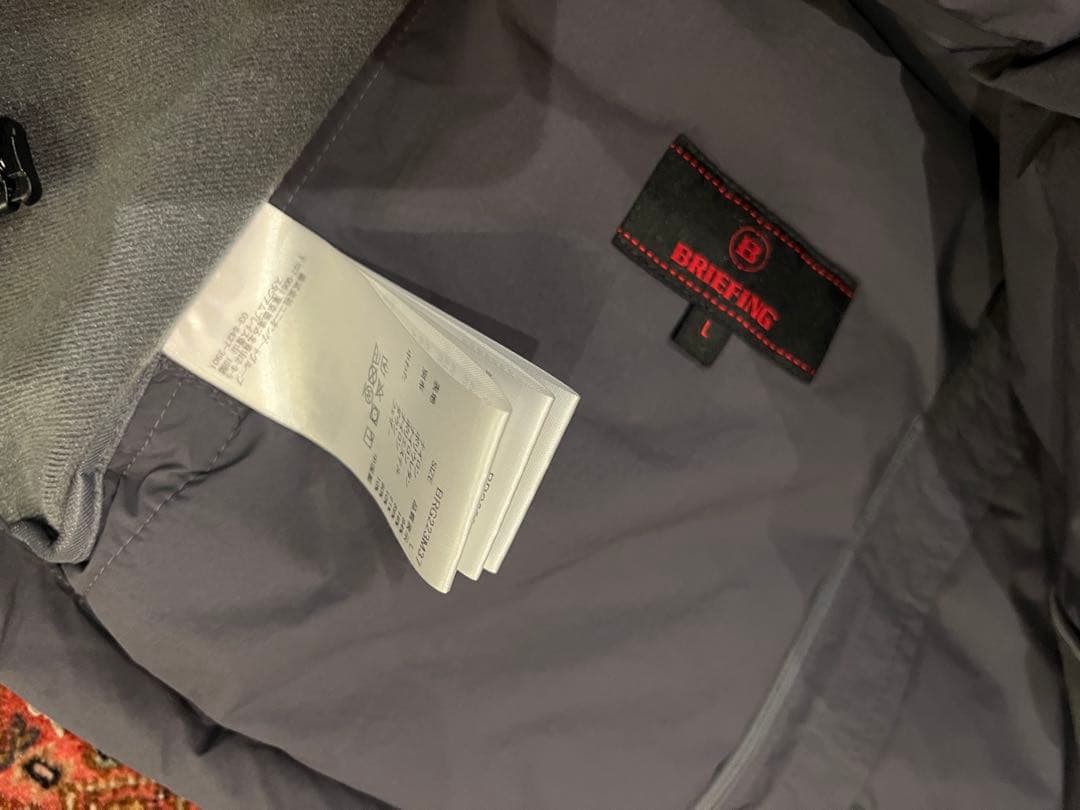 BRIEFING グレー ダウンベスト