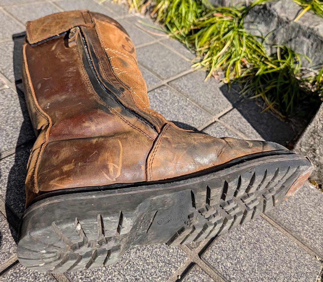 ぶ*く様 フューエル モーターサイクル ダスト デビル ブーツ バイク シューズ