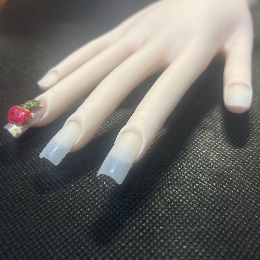 認定モデルハンド　ネイル検定　チップ付き