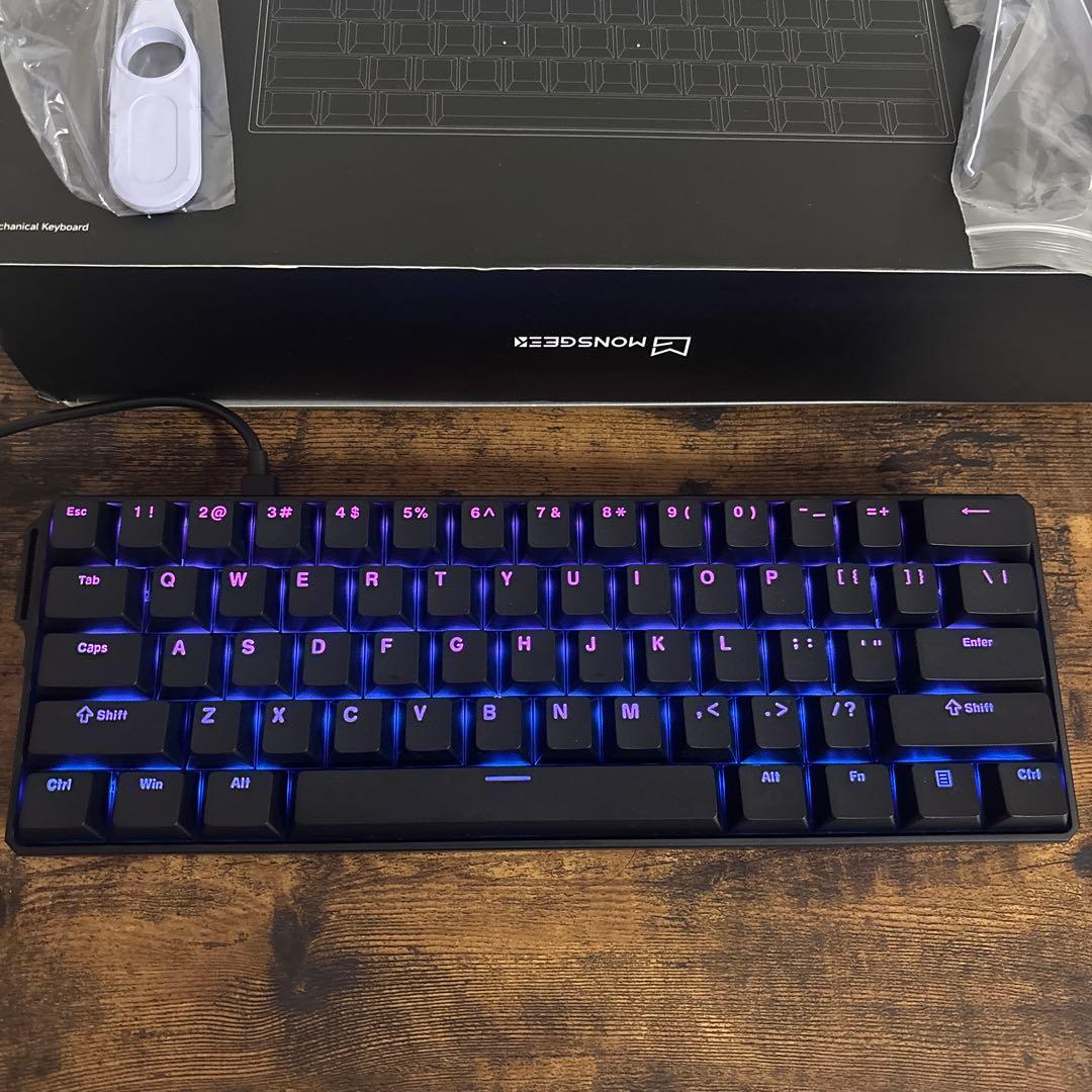 キーボード Akko MonsGeek FUN60 Ultra TMR Black