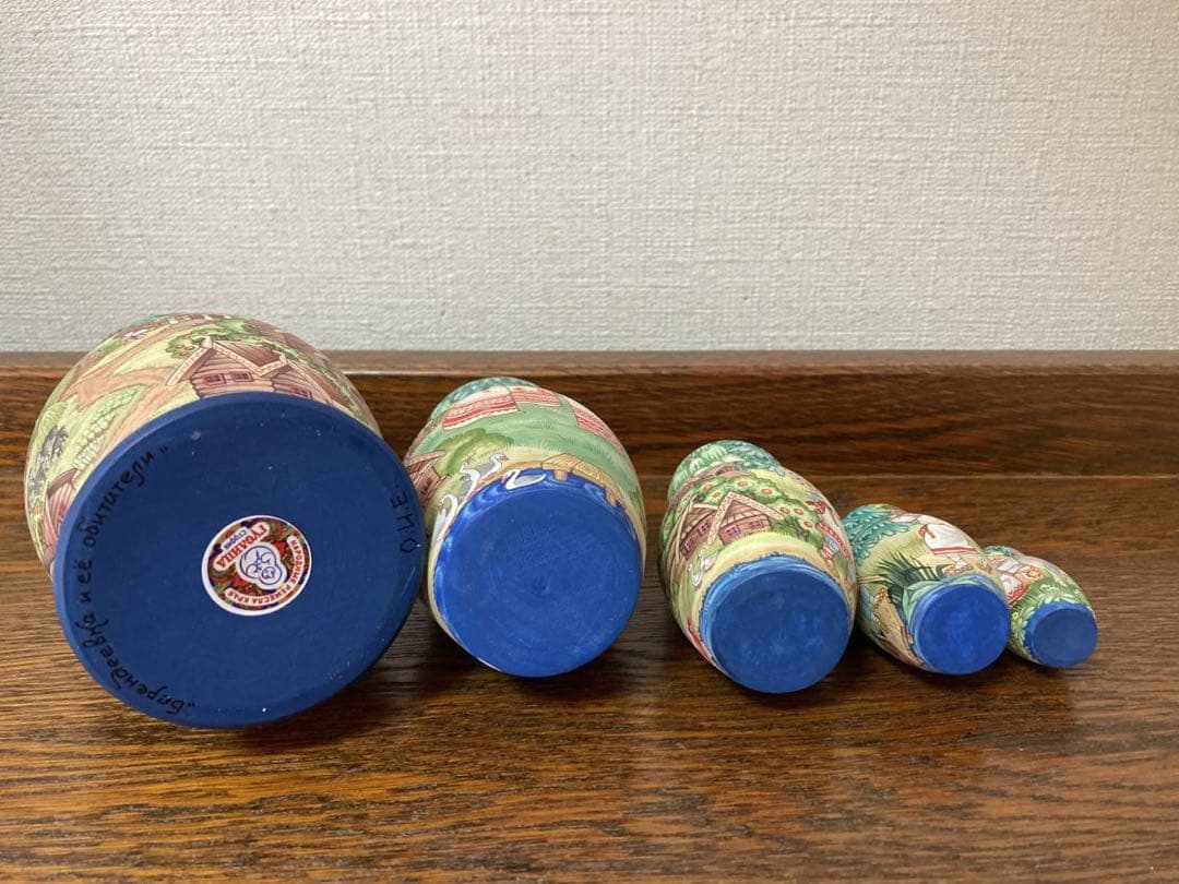 ロシア雑貨☆イコン マトリョーシカ民話(5P)コブロフ工房