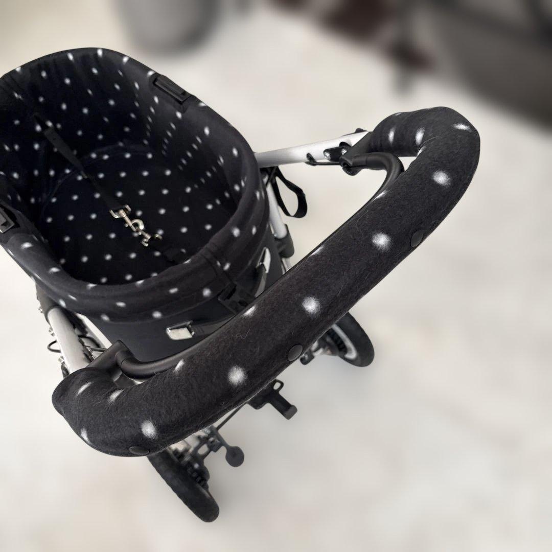 エアバギートーム3 コットカバー(レギュラーサイズ)柔らかいフリース黒2点セット