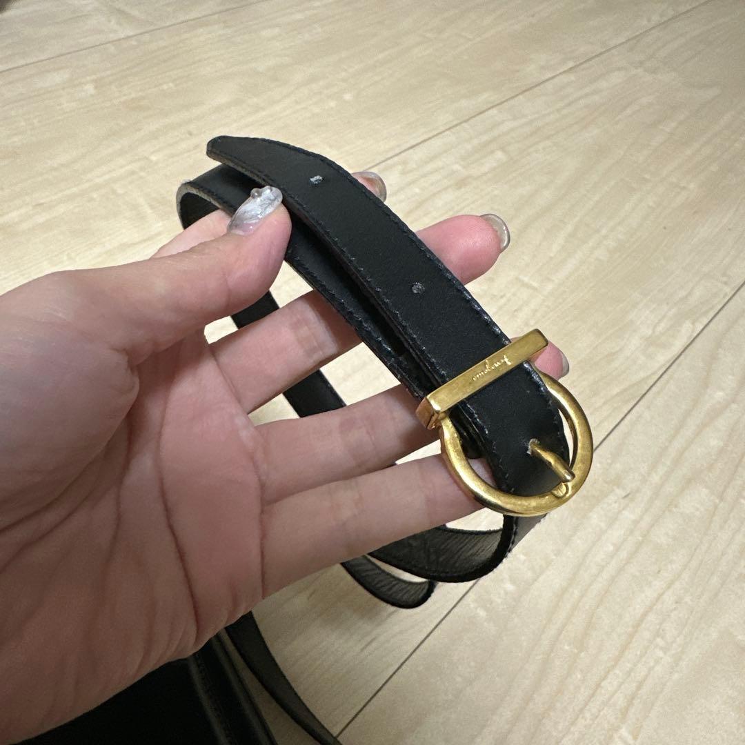 早い者勝ちSalvatore Ferragamo ブラック ショルダーバッグ