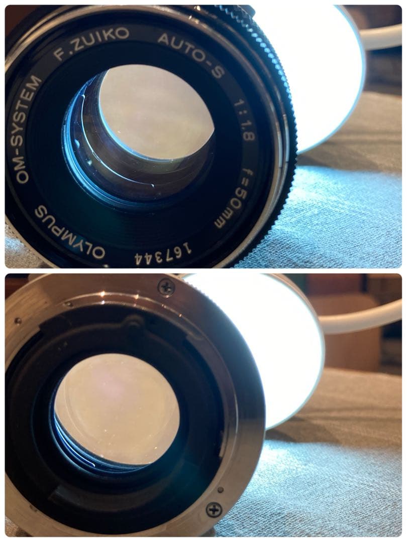 ★完動品＊美品＊初期保証★OM-1 &レンズf1.4★リザード・オリーブブラック