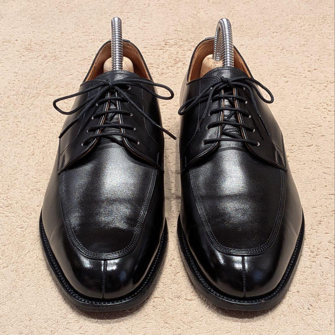 【美品】SCOTCH GRAIN 4019/4E/幅広 Uチップ 23.5 黒