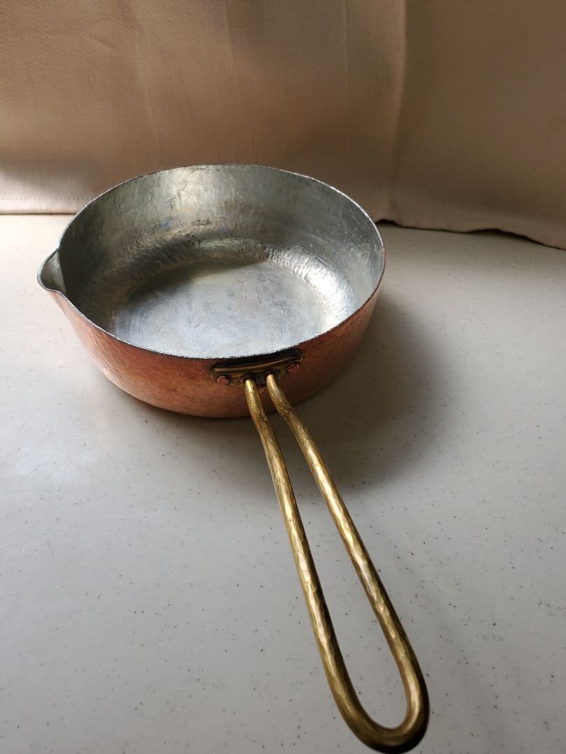水野正美　片手鍋　銅製
