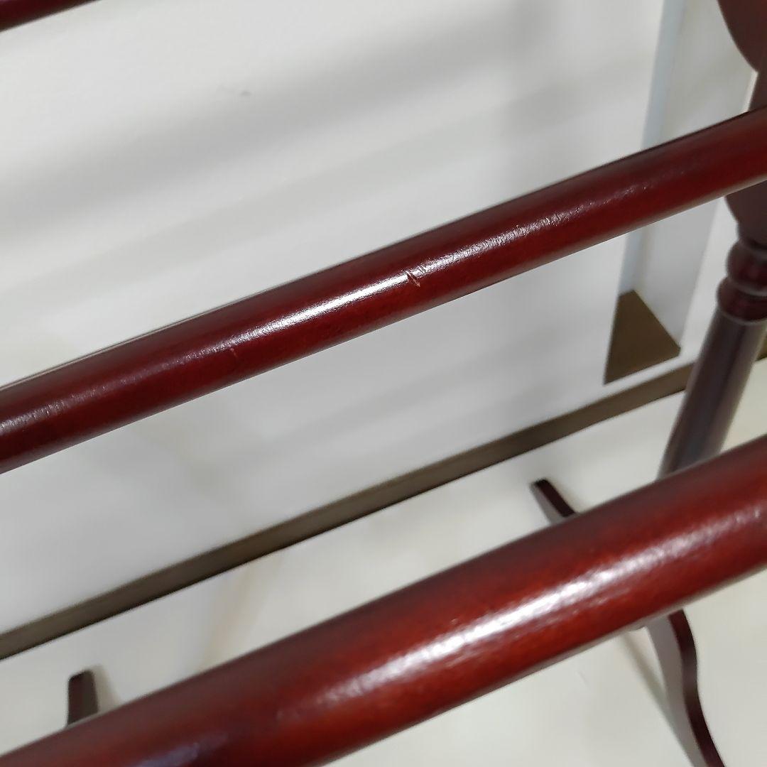 アンティーク調　キルトラック 　ブランケットラック　タオル　スーツ　送料無料