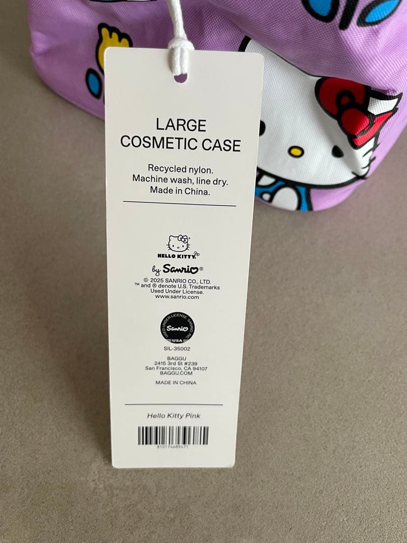 【日本未入荷】ハローキティ BAGGUバニティポーチ　サンリオ