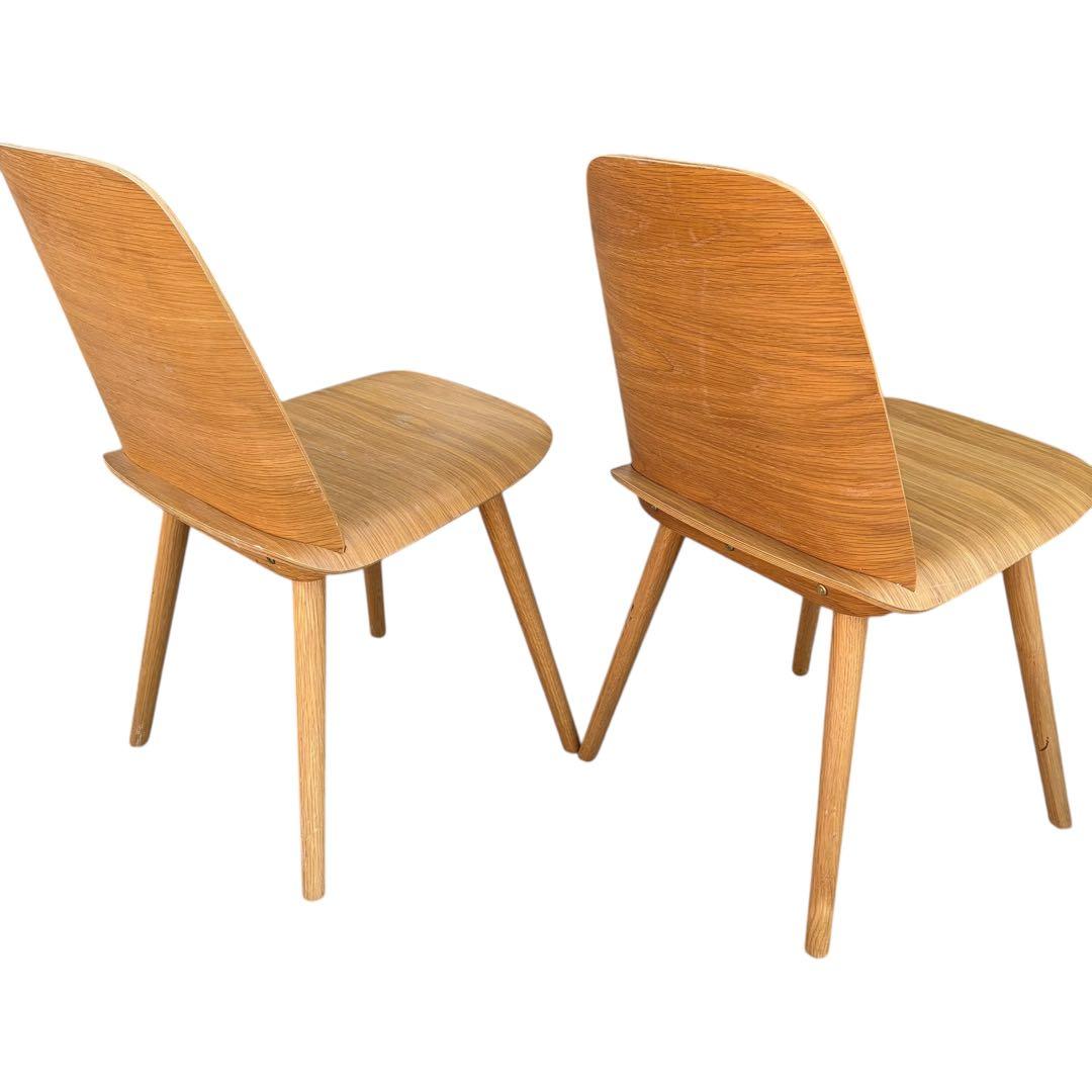 【美品】muuto ムート Nerd Chair ナードチェア オーク 2脚分③