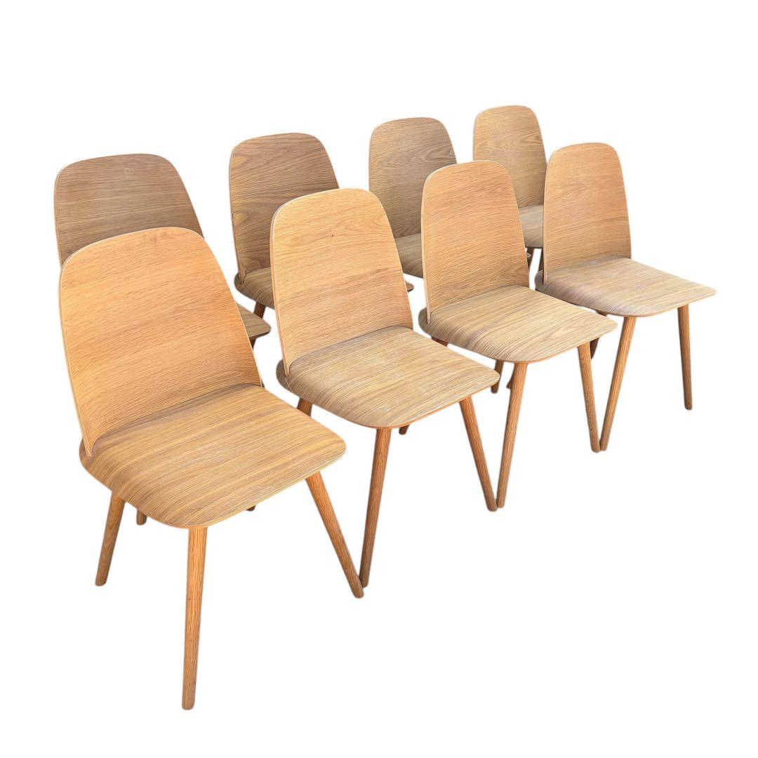 【美品】muuto ムート Nerd Chair ナードチェア オーク 2脚分③
