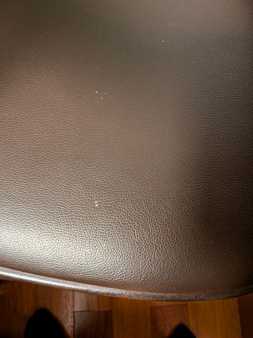 ブラウン ダイニングチェア 合成皮革