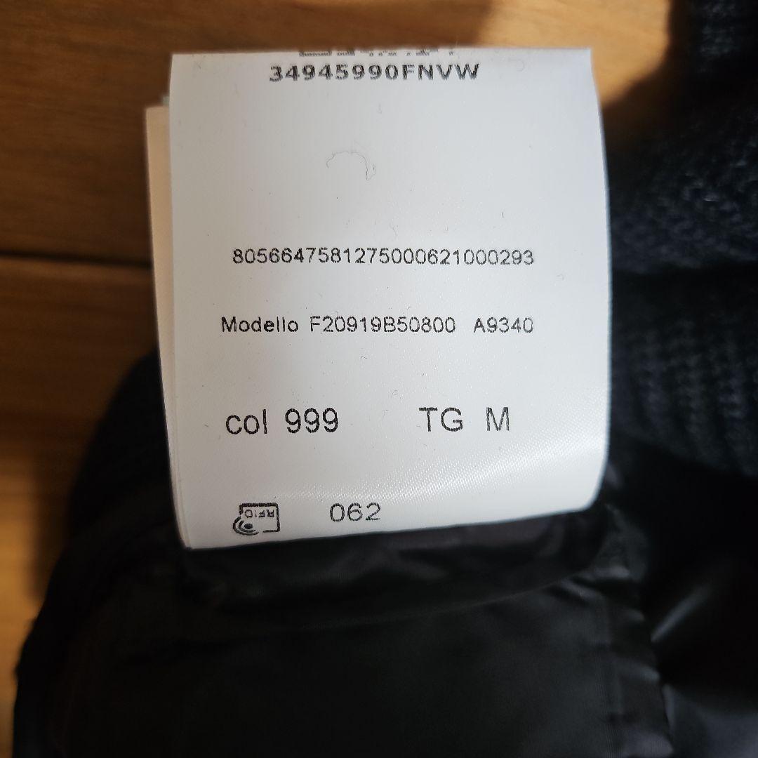 テロン⭐MONCLER ブラックダウンニット　 フード付き