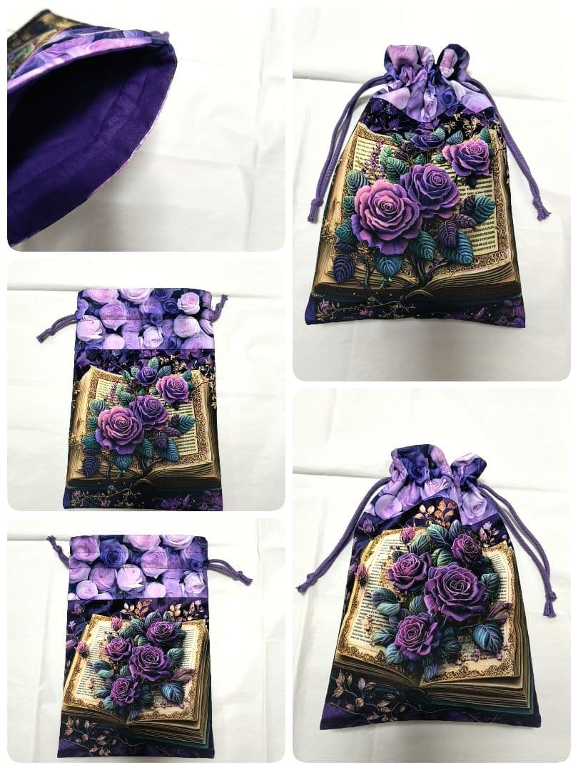 cancan様】ハンドメイドオーダー★女の子★大容量トートバッグ&フリル巾着6点