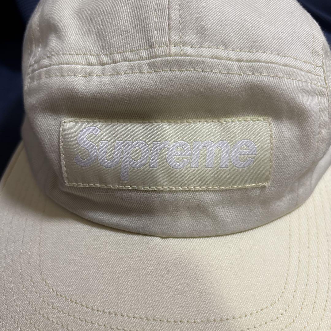 シュプリーム supreme キャンプキャップ　イエロー　ボックスロゴ