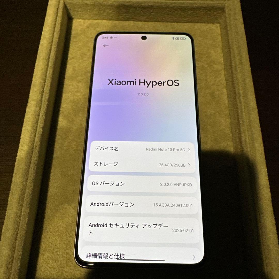 【液晶画面に焼き付け有】Redmi Note 13 Pro 5G