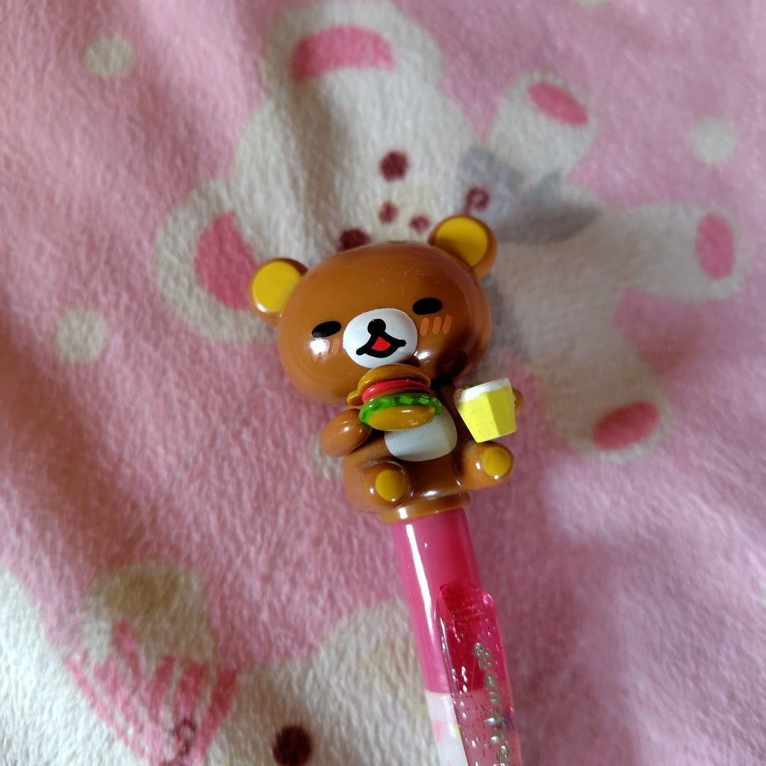 リラックマぱくぱくアクションボールペン平成レトロ文房具グッズ人形マスコットレア