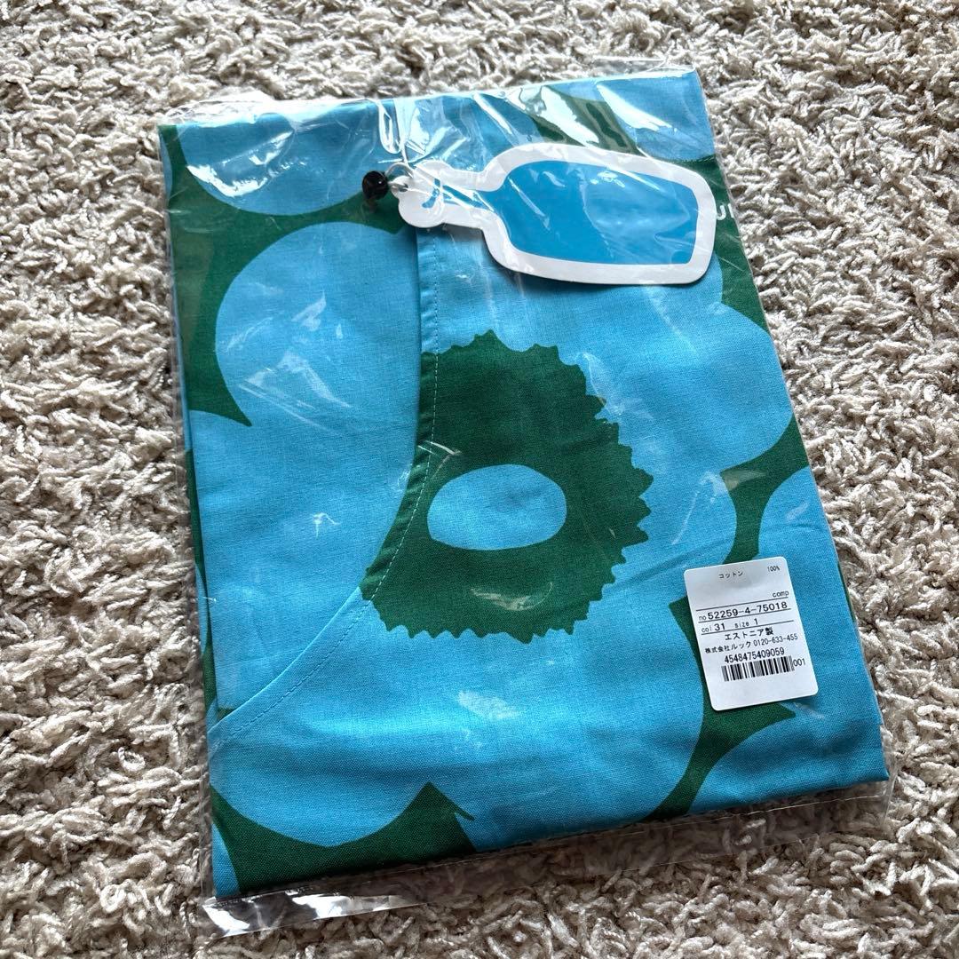 【新品・未開封】マリメッコ ブルーボトルコーヒー ウニッコエプロン 青山福岡限定