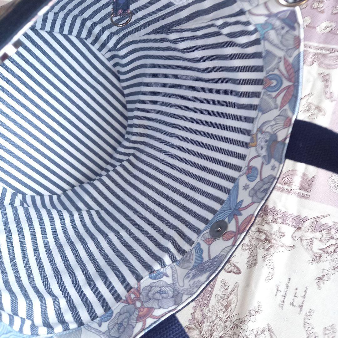 【専用】ジョリーフルール 麻かごバッグ ハンドメイド