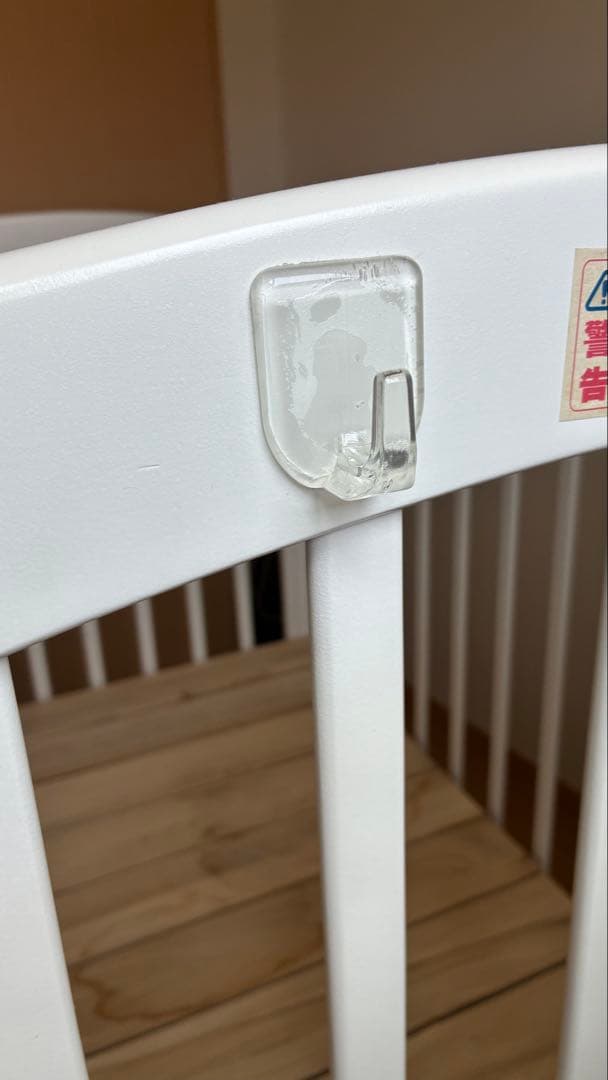 KATOJI ベビーベッド　ハイタイプ　ホワイト【神奈川県横浜市直接取引】