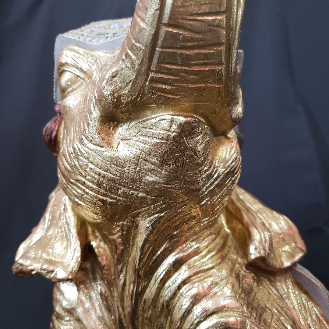ゾウ 象 elephant ゴールド オブジェ アンティーク風 置物 雑貨
