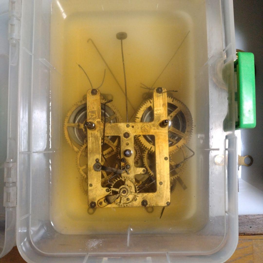 値下！精工舎SEIKO 大正五年八角形振り子時計 分解簡易整備注油済 動作良好品