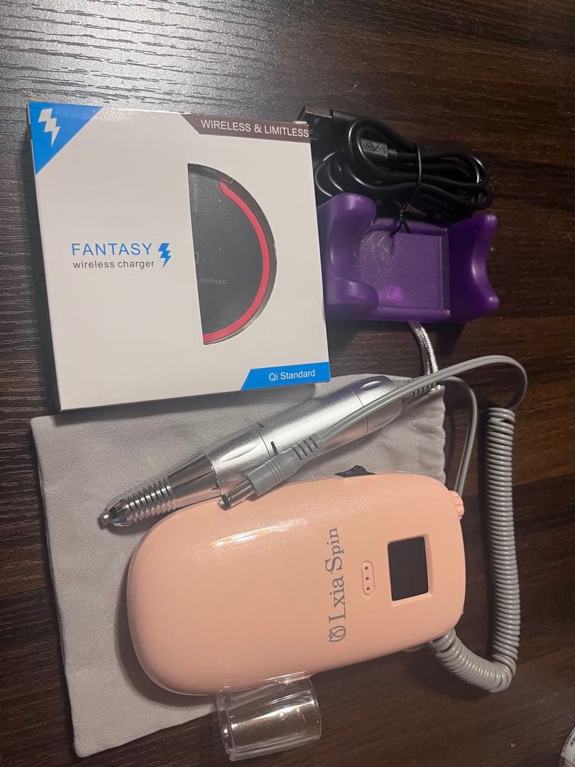 Lxia Spin ネイルマシン ワイヤレス充電付き