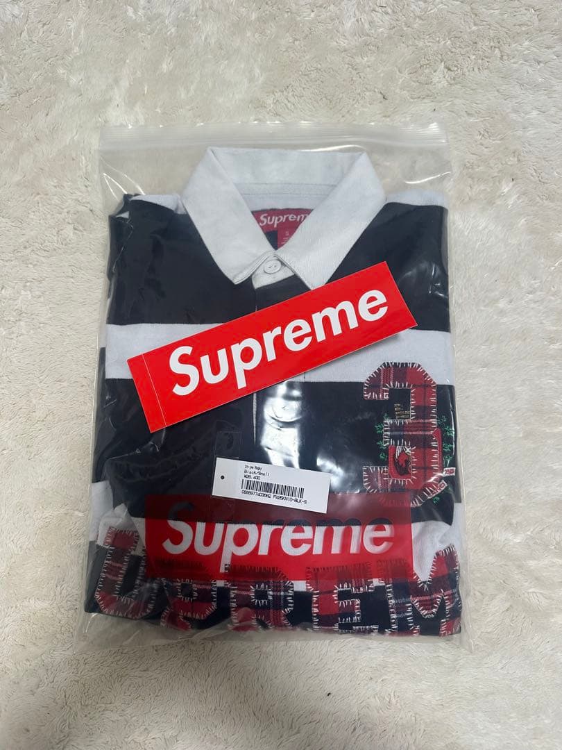 ウェア Supreme Stripe Rugby S