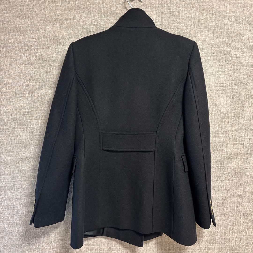 ZARA MANTECO ブラック ピーコート