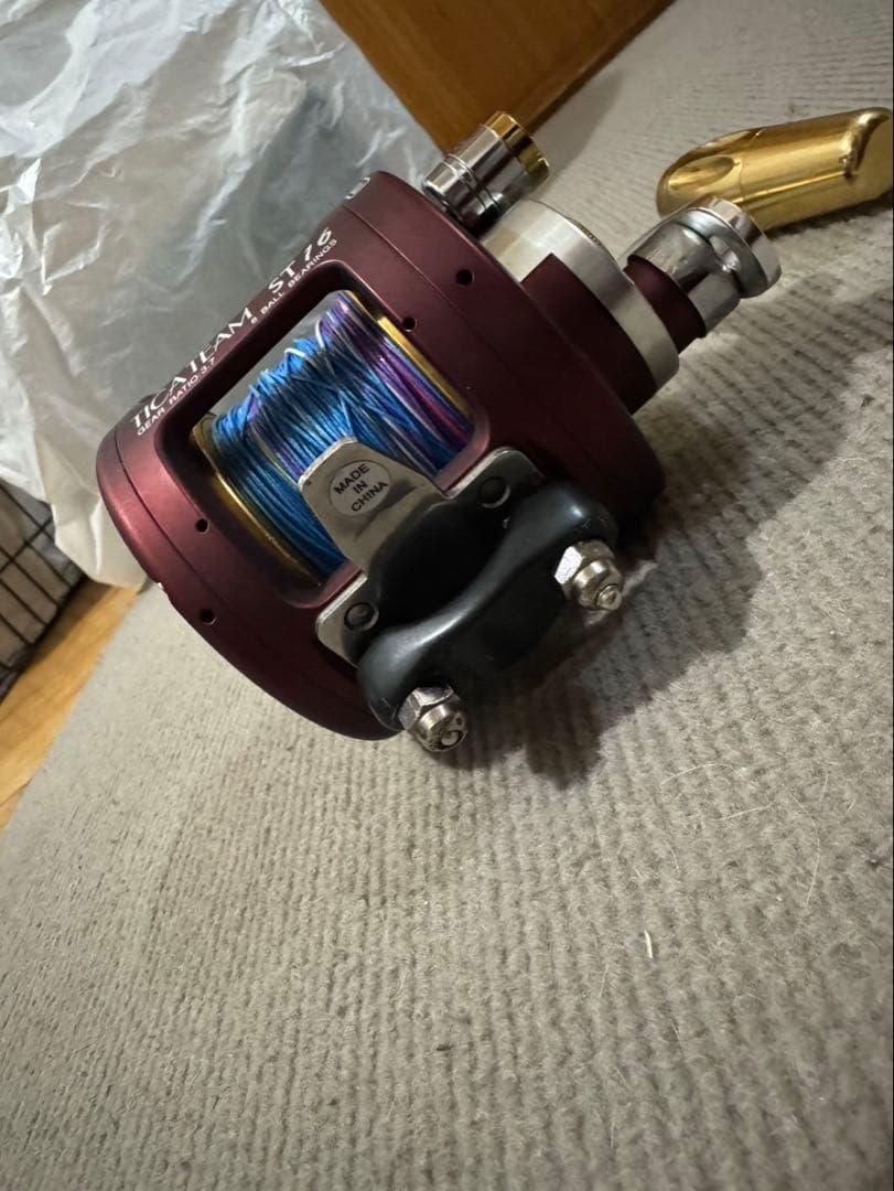 ticateam ST-16 リール レッド箱付き