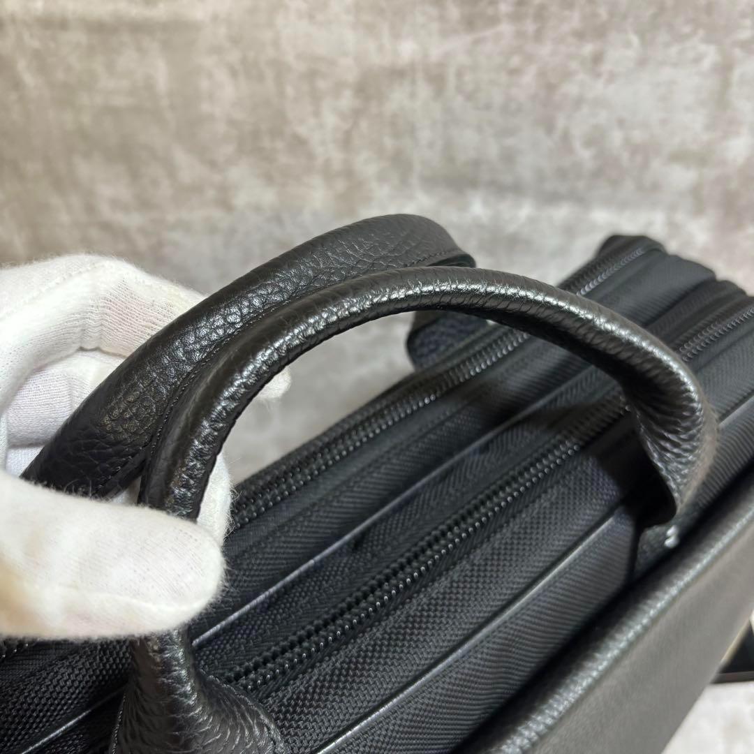 I36 エルメネジルドゼニア　ビジネスバッグ　ブリーフケース　2way 黒